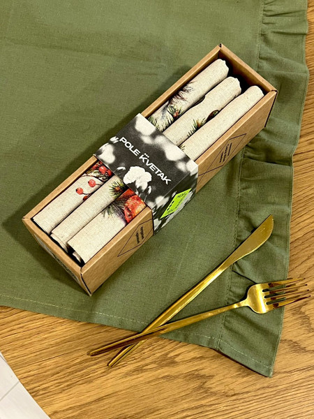 Изображение товара Набор полотенец Pole Kvetak (Беларускі лён) 45x60 22с145-ШР+К/п.р/фкор (1 НГ Лошадь 62)