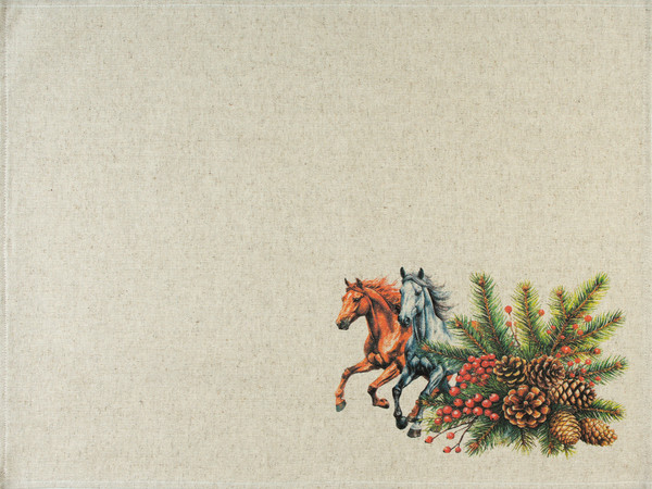 Изображение товара Набор полотенец Pole Kvetak (Беларускі лён) 45x60 22с145-ШР+К/п.р/фкор (1 НГ Лошадь 62)