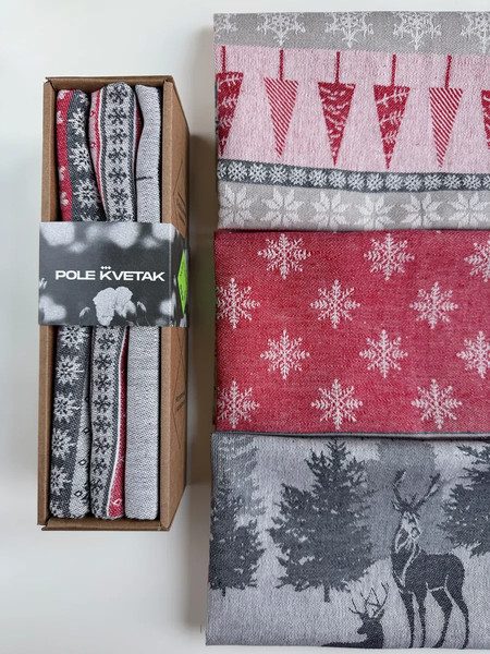 Изображение товара Набор полотенец Pole Kvetak (Беларускі лён) 49x70 17С122-ШР+К/фкор (1 Лапландия 220)