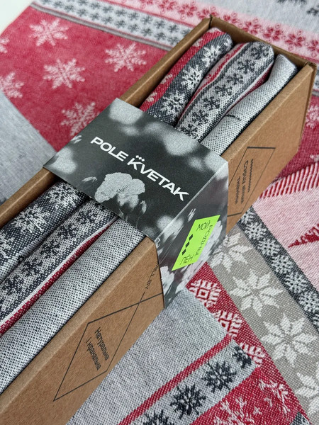 Изображение товара Набор полотенец Pole Kvetak (Беларускі лён) 49x70 17С122-ШР+К/фкор (1 Лапландия 220)