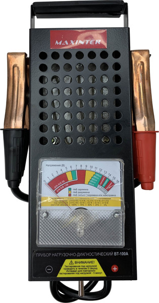 Изображение товара Тестер аккумуляторной батареи Maxinter ВТ-100А