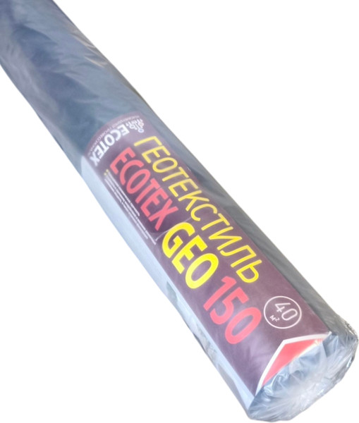 Изображение товара Геотекстиль Ecotex 150мк 25х1.6 (40м2)