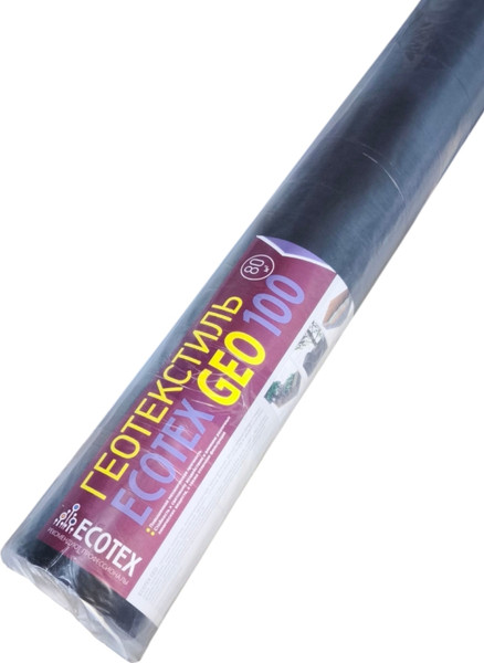 Изображение товара Геотекстиль Ecotex 100мк 50х1.6 (80м2)