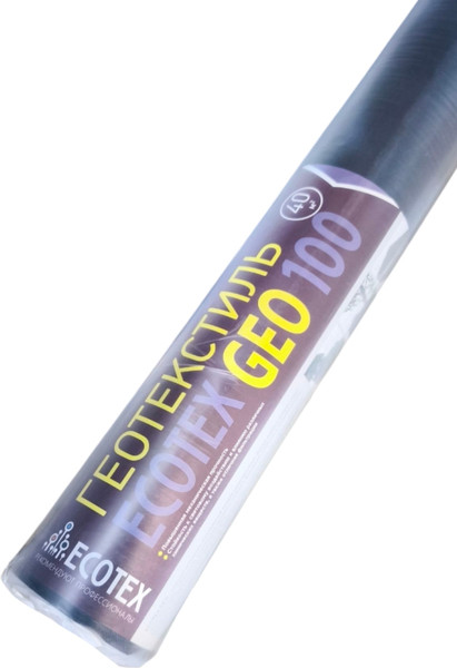 Изображение товара Геотекстиль Ecotex 100мк 25х1.6 (40м2)