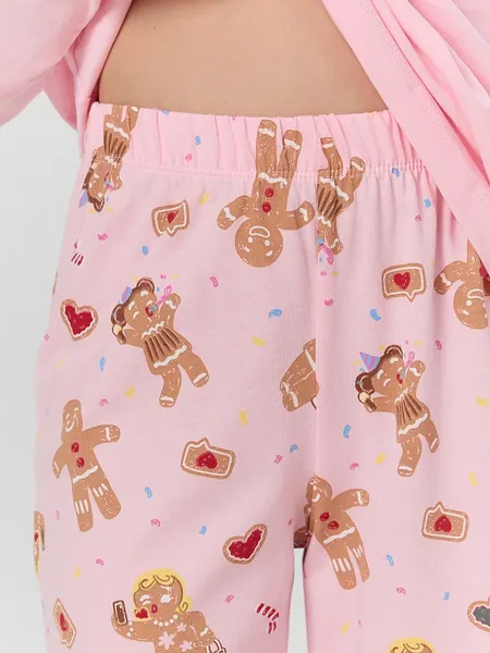 Изображение товара Пижама детская Mark Formelle 567755 (р.134-68, розовая сказка/печенье на розовом)