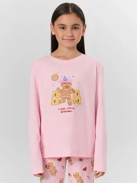 Изображение товара Пижама детская Mark Formelle 567755 (р.134-68, розовая сказка/печенье на розовом)