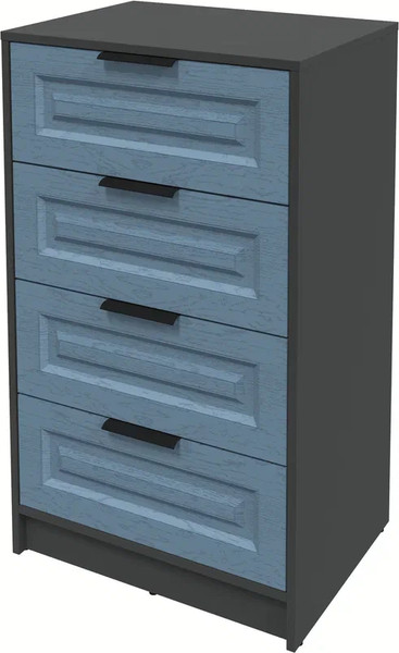 Изображение товара Комод Интерлиния Концепт КТ-К60 Деко (антрацит/дуб лазурный)