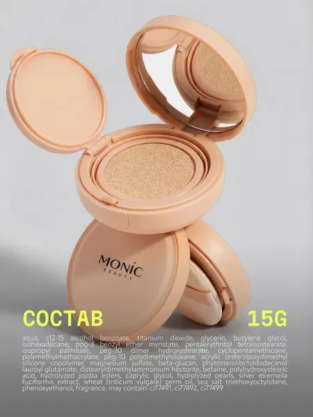 Изображение товара Кушон Monic Beauty Skin Adapt Radiant Aura тон 01 Porcelain