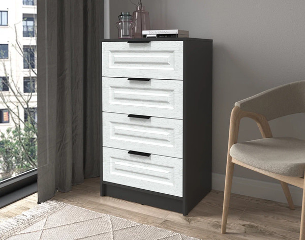 Изображение товара Комод Интерлиния Концепт КТ-К60 Деко (антрацит/дуб полярный)