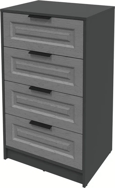 Изображение товара Комод Интерлиния Концепт КТ-К60 Деко (антрацит/дуб серый)