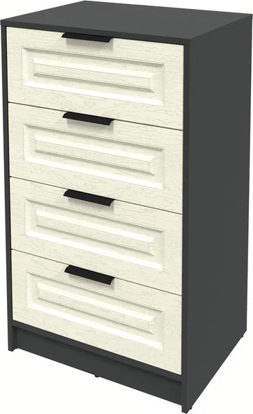 Изображение товара Комод Интерлиния  Концепт КТ-К60 Деко (антрацит/дуб снежный)