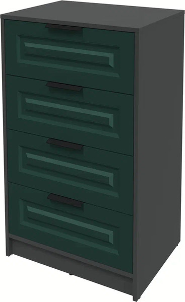 Изображение товара Комод Интерлиния Концепт КТ-К60 Деко (антрацит/изумруд)