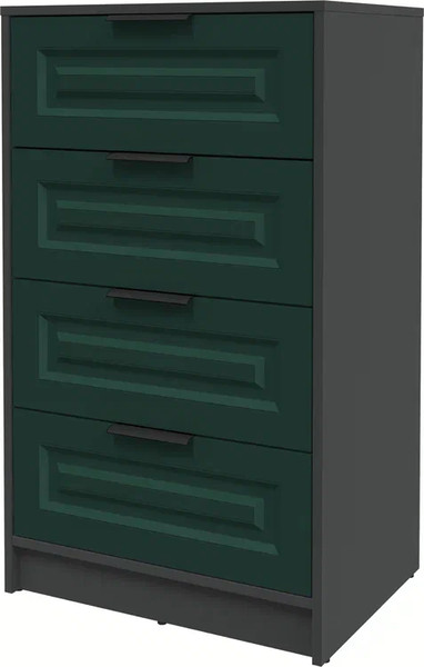 Изображение товара Комод Интерлиния Концепт КТ-К60 Деко (антрацит/изумруд)