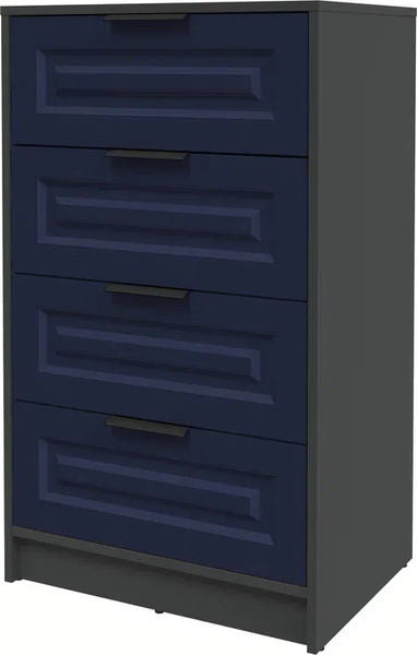 Изображение товара Комод Интерлиния Концепт КТ-К60 Деко (антрацит/индиго)