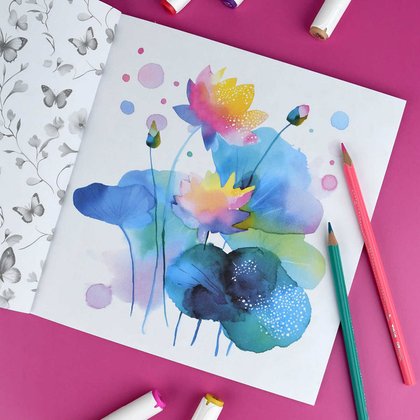 Изображение товара Раскраска Феникс+ Цветы / 73318