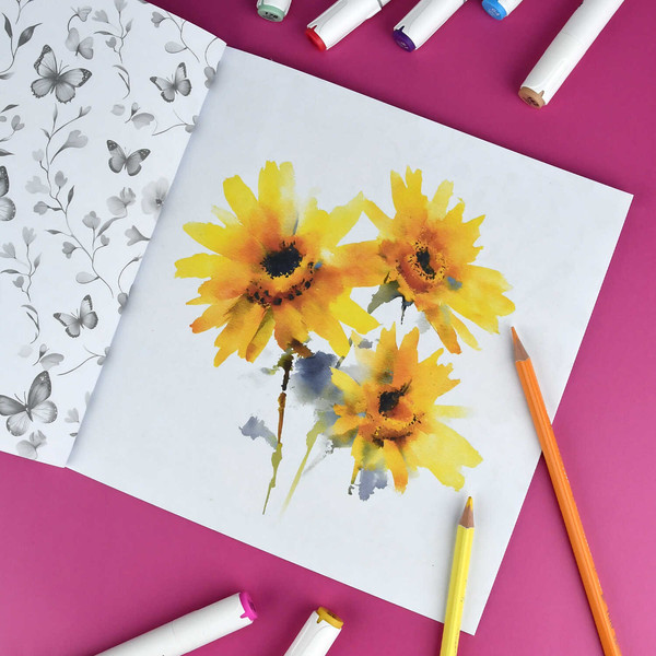 Изображение товара Раскраска Феникс+ Цветы / 73318