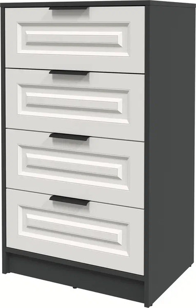 Изображение товара Комод Интерлиния Концепт КТ-К60 Деко (антрацит/кашемир)