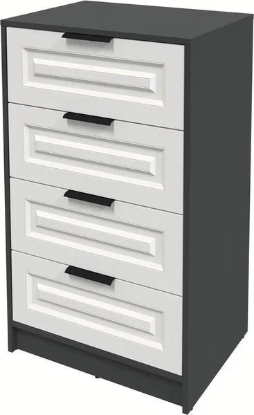 Изображение товара Комод Интерлиния Концепт КТ-К60 Деко (антрацит/кашемир)