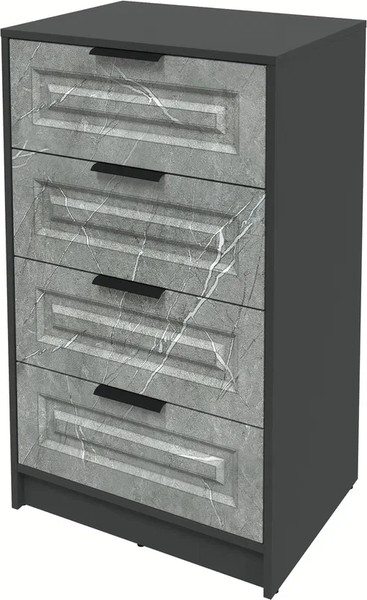 Изображение товара Комод Интерлиния Концепт КТ-К60 Деко ( антрацит/керамика)