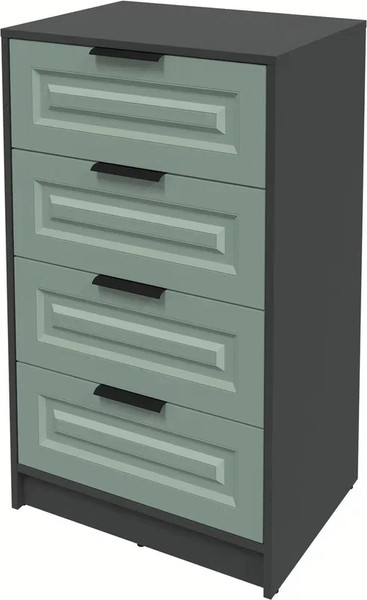 Изображение товара Комод Интерлиния Концепт КТ-К60 Деко (антрацит/мята)