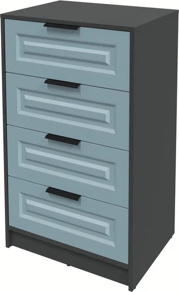 Изображение товара Комод Интерлиния Концепт КТ-К60 Деко (антрацит/океан)