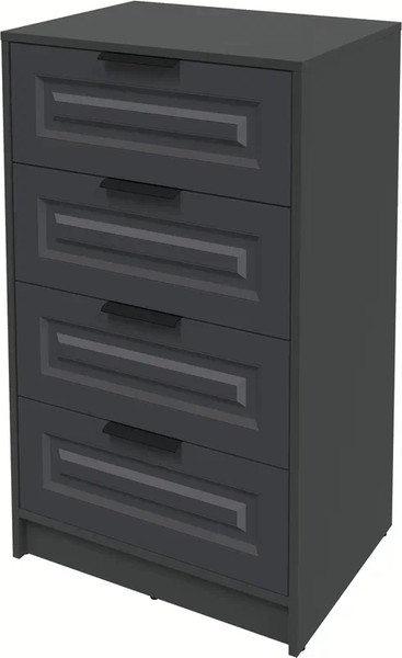 Изображение товара Комод Интерлиния Концепт КТ-К60 Деко (антрацит/пепел)