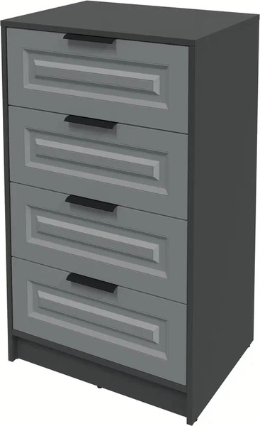 Изображение товара Комод Интерлиния Концепт КТ-К60 Деко (антрацит/серый)