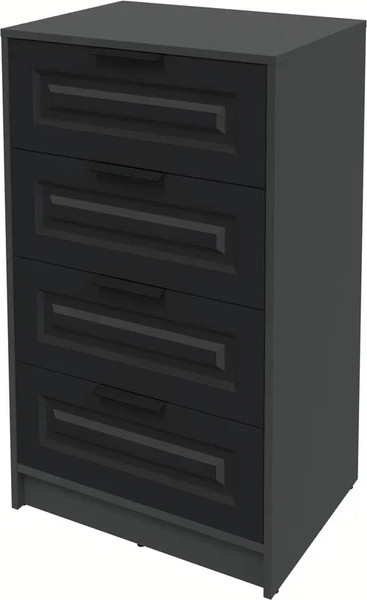 Изображение товара Комод Интерлиния Концепт КТ-К60 Деко (антрацит/черный)