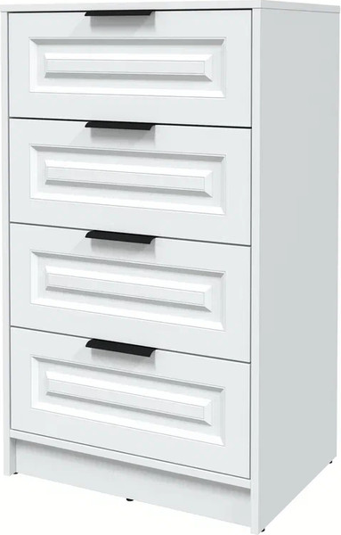 Изображение товара Комод Интерлиния Концепт КТ-К60 Деко (белый платинум/белый)