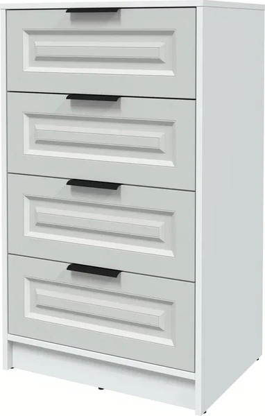 Изображение товара Комод Интерлиния  Концепт КТ-К60 Деко (белый платинум/грей)