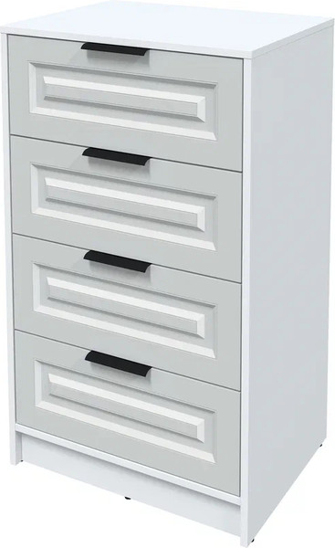 Изображение товара Комод Интерлиния  Концепт КТ-К60 Деко (белый платинум/грей)