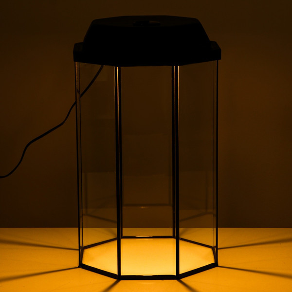 Изображение товара Аквариум Sima-Land Восьмигранный / 3424614 (черный)