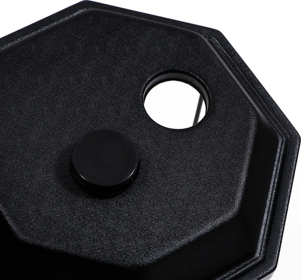 Изображение товара Аквариум Sima-Land Восьмигранный / 3424614 (черный)