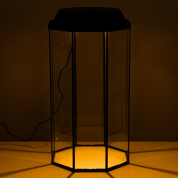 Изображение товара Аквариум Sima-Land Восьмигранный / 1011612 (черный)