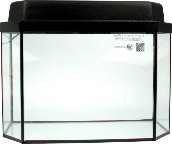 Изображение товара Аквариум Sima-Land Панорамный / 1011600 (черный)