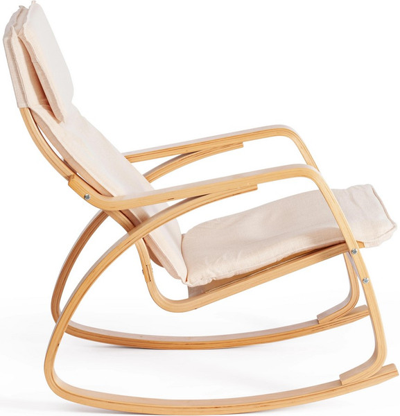 Изображение товара Кресло-качалка Мир Ротанга АХ 3005  (береза/дуб/бежевый)