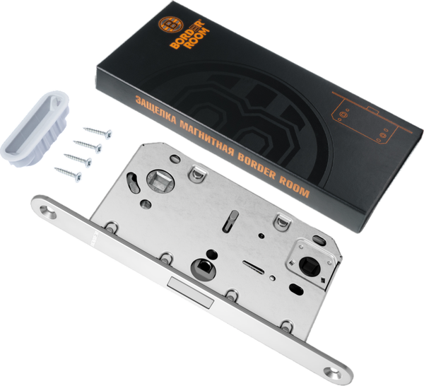 Изображение товара Защелка врезная с фиксацией Border Магнитный  (хром матовый)