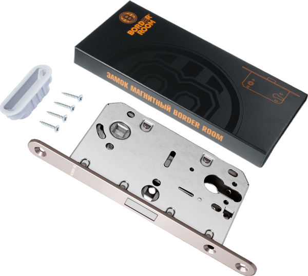 Изображение товара Замок врезной Border Магнитный под цилиндр  (никель матовый)