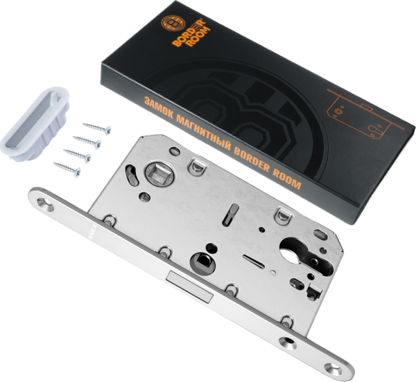 Изображение товара Замок врезной Border Магнитный под цилиндр  (хром матовый)