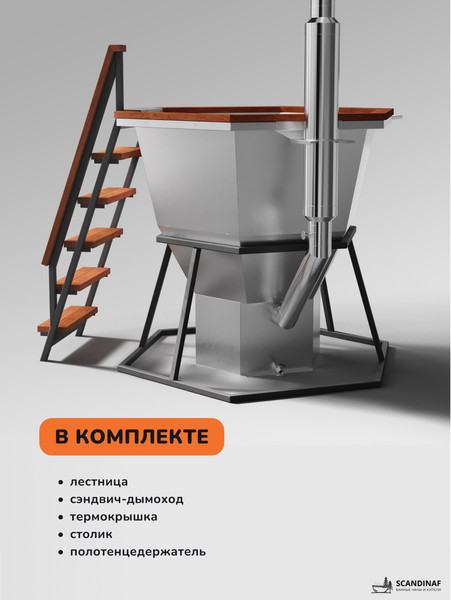 Изображение товара Купель SCANDINAF Comfort 170