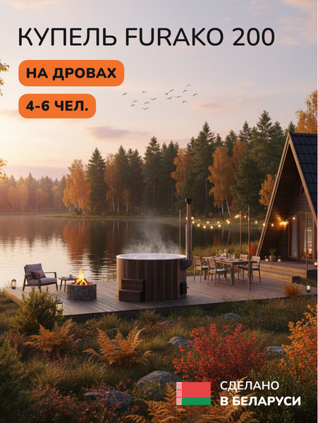 Изображение товара Купель SCANDINAF Furako 200BW