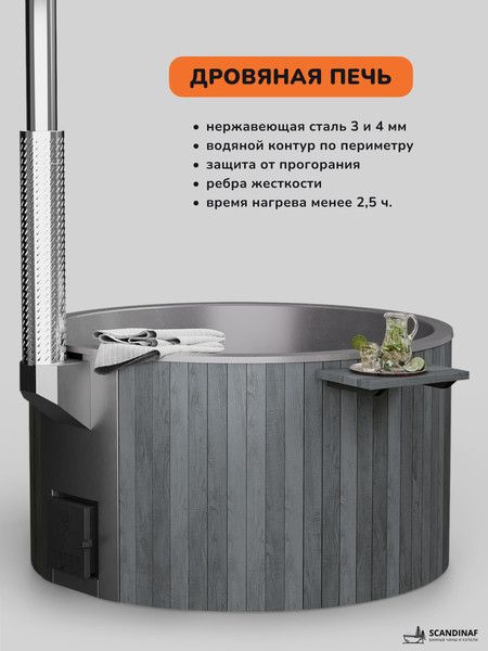 Изображение товара Купель SCANDINAF Furako 200GG