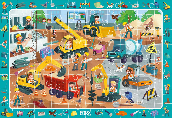 Изображение товара Пазл El'Basco Toys На стройплощадке / ET01-069