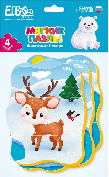 Изображение товара Развивающая игра El'Basco Toys Животные Севера / ET02-029