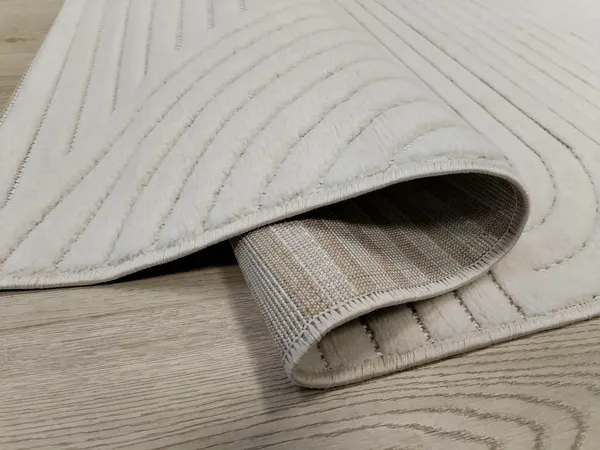 Изображение товара Ковер Radjab Carpet Сканди Сизаль Прямоугольник 10949A (1.5x2, Krem/Krem)