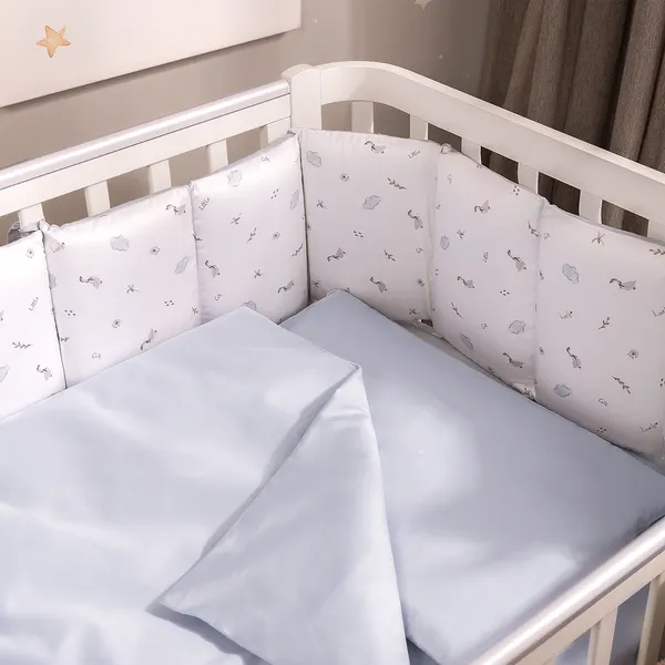 Изображение товара Комплект постельный для малышей Perina Una / КПБ3.1-UNA.10 (голубой)