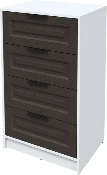 Изображение товара Комод Интерлиния Концепт КТ-К60 Деко (белый платинум/дуб английский)