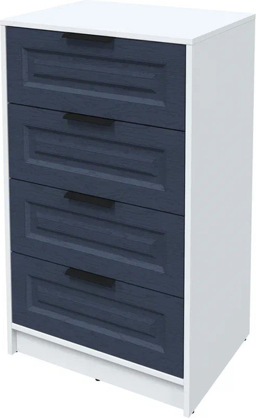 Изображение товара Комод Интерлиния Концепт КТ-К60 Деко (белый платинум/дуб королевский)