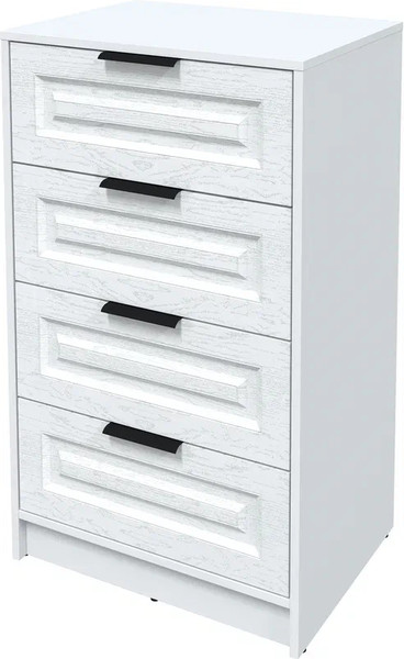 Изображение товара Комод Интерлиния Концепт КТ-К60 Деко (белый платинум/дуб полярный)