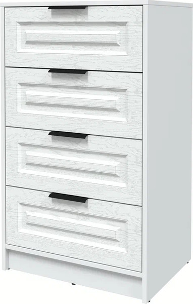 Изображение товара Комод Интерлиния Концепт КТ-К60 Деко (белый платинум/дуб полярный)